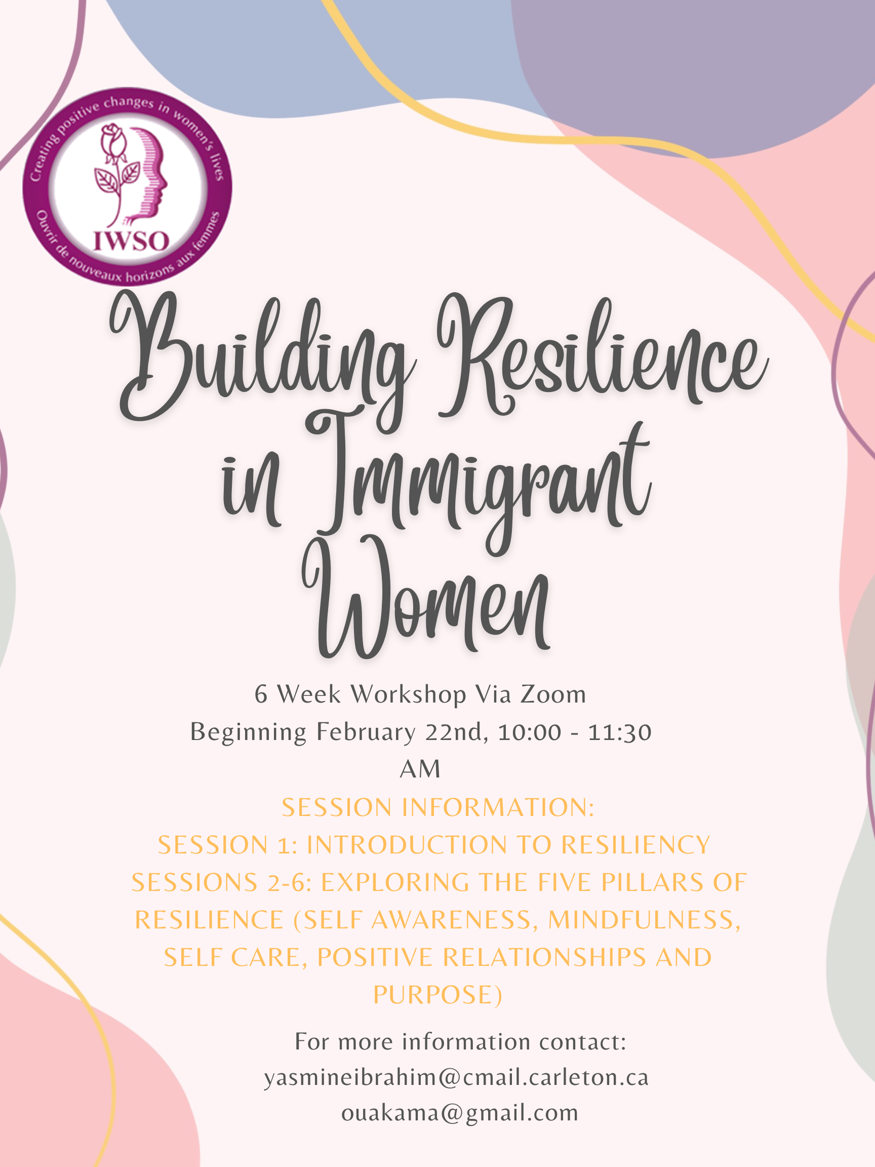 Read more about the article Online Workshop – Building Resilience in Immigrant Women