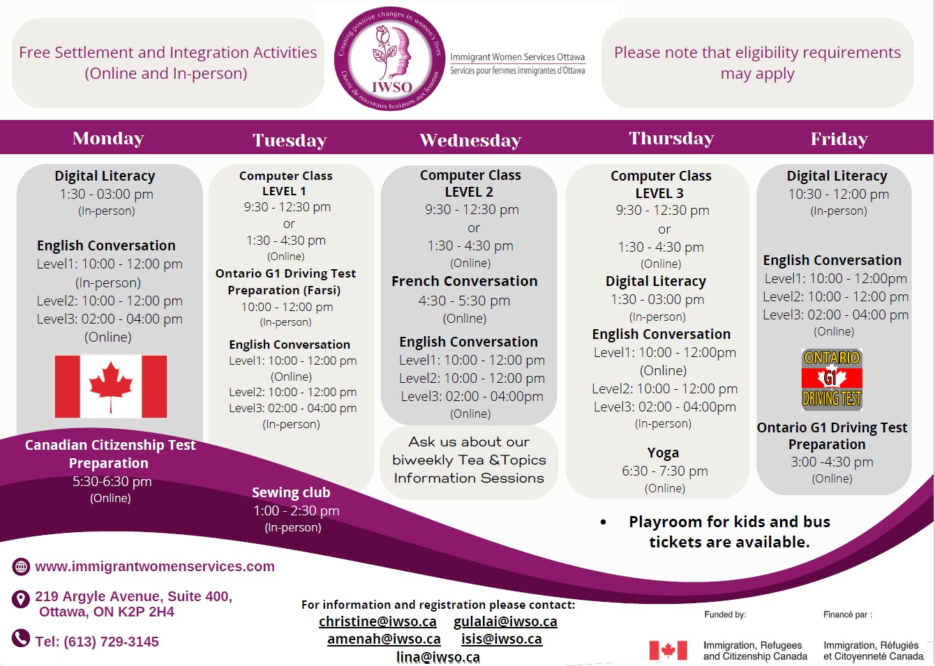 Read more about the article Fall 2024 Settlement & Integration Activities Schedule Calendar