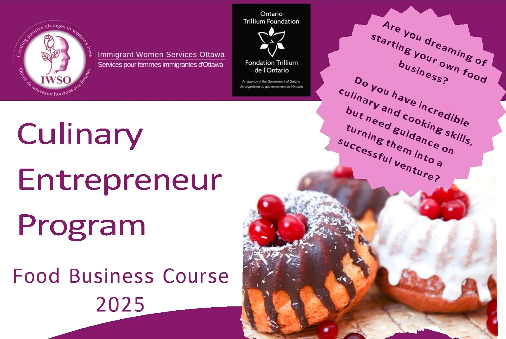 Read more about the article IWSO Culinary Entrepreneur Program